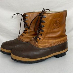 Sorel SUPERIOR  tan Leather/rubber Snow/Work boots Size 12
